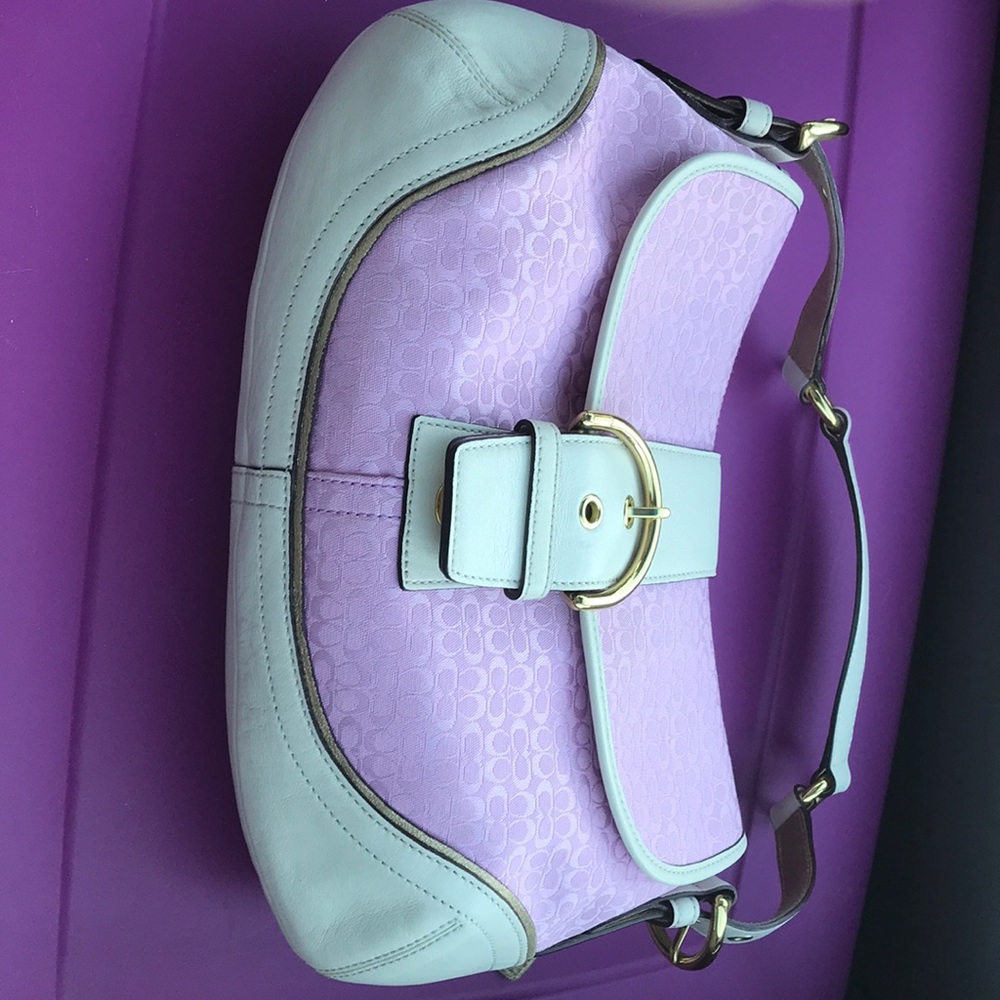 Authentic Coach Lilac Purse